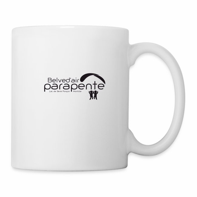 mug blanc belvedair parapente